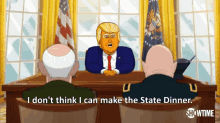 State Dinner Donald Trump GIF - State Dinner Donald Trump Our Cartoon President GIFs