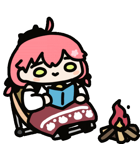Miko Reading Sticker - Miko Reading Relax Stickers