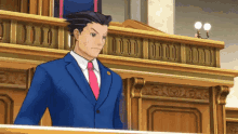 Ace Attorney Phoenix Wright GIF - Ace Attorney Phoenix Wright Objection GIFs