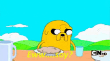 Eww...Soy GIF - Adventure Time Jake Eww Soy GIFs