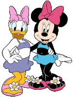 Summer Minnie Mouse Sticker - Summer Minnie Mouse Daisy Duck Stickers