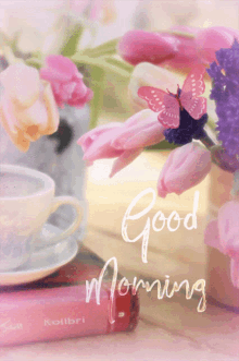 Morning Good Morning GIF - Morning Good Morning Flowers GIFs