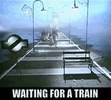 Waiting For A Train Flash And The Pan GIF - Waiting For A Train Flash And The Pan 80s Music GIFs