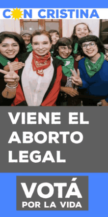 Aborto Cristina Kirchner GIF
