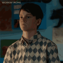 Shakes Head Nathan Jr GIF - Shakes Head Nathan Jr Working Moms GIFs