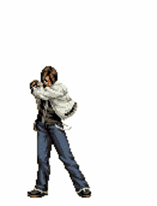 taking off your jacket kyo kusanagi snk the king of fighters
