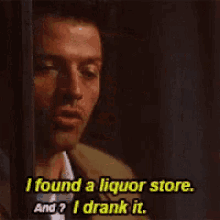 Drunk Castiel GIF - Drunk Castiel Supernatural GIFs