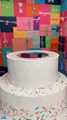 Big Cake Surprise GIF