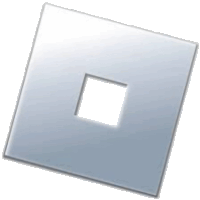 a silver square with a hole in the middle of it .