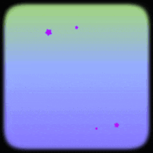 a purple and green background with arabic writing