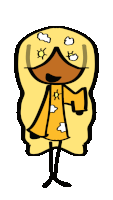 a drawing of a stick figure with long hair and a beard