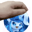 Glaceon Pat Sticker - Glaceon Pat Stickers
