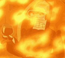 Bender Heatwave GIF - Bender Heatwave Futurama GIFs