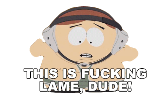 This Is Fucking Lame Dude Eric Cartman Sticker