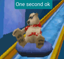 Polar Bowler Polar Bear GIF - Polar Bowler Polar Bear One Second GIFs