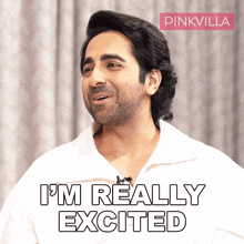 I'M Really Excited Ayushmann Khurrana GIF - I'M Really Excited Ayushmann Khurrana Pinkvilla GIFs