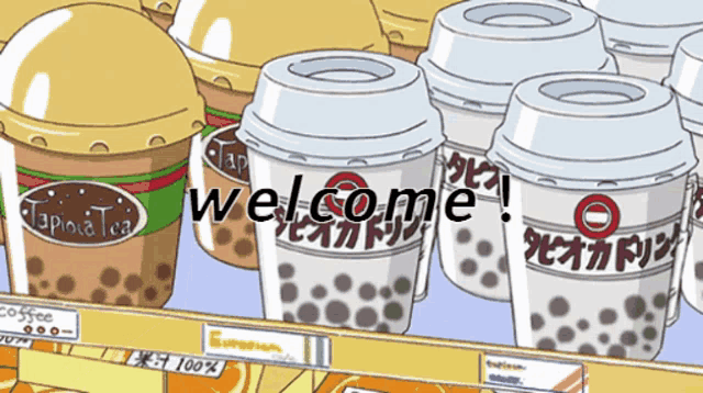 Cartoon Bubble Tea Logo with ShortHaired Girl Holding Drink | MUSE AI