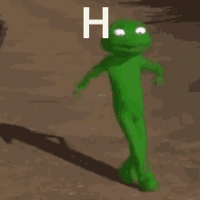 Green Alien Dance GIF