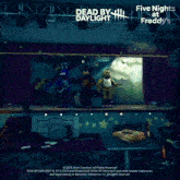 five nights at freddy 's is a video game that is being advertised