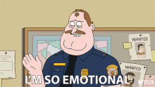 Im So Emotional Chief Randall Crawford GIF - Im So Emotional Chief Randall Crawford Tom Kenny GIFs