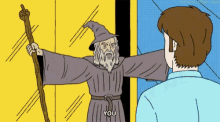 Ugly Americans No Pass GIF - Ugly Americans No Pass Wizard GIFs
