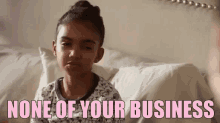 Noneya GIF - None Of Your Business Not Your Business Mind Your Beeswax GIFs