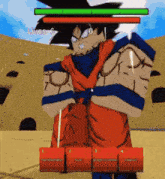 a cartoon character is fighting another character in a video game with a score of 6 .