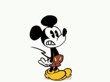 Scared Mickey Mouse GIF - Scared Mickey Mouse Disney GIFs