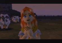 Ocarina Of Time Malon GIF - Ocarina Of Time Malon Song GIFs