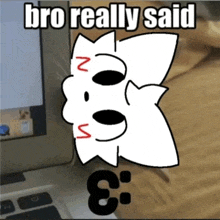 a picture of a cat with the words bro really said below it