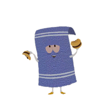 Eat Towelie Sticker - Eat Towelie South Park Stickers