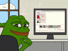 Pepe On 4chan GIF - Pepe Pepe The Frog Meme GIFs