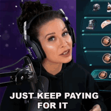 Just Keep Paying For It Bella Fox GIF - Just Keep Paying For It Bella Fox Bellafox Gaming GIFs