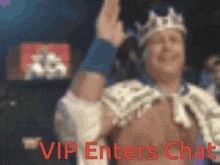 Vip Enters Chat Jerry Lawler GIF - Vip Enters Chat Jerry Lawler Vaughn GIFs