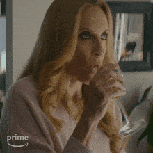 Drinking Wine Margot Cleary-lopez GIF - Drinking Wine Margot Cleary-lopez Toni Collette GIFs