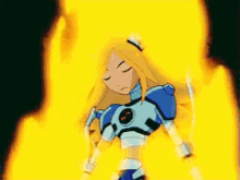 Terra Sacrificing Herself - Teen Titans GIF - Teen Titans Terra Fire GIFs