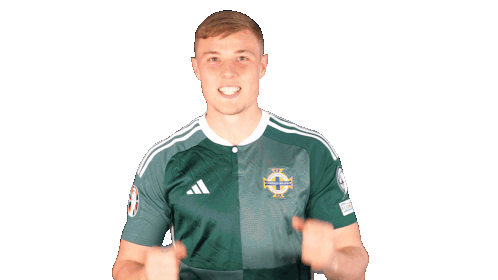 Lets Go Daniel Ballard Sticker - Lets Go Daniel Ballard Northern Ireland Football Stickers