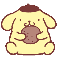 Pudding Dog Sanrio Sticker - Pudding Dog Sanrio Cookie Stickers