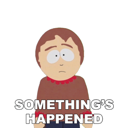 Somethings Happened Sharon Marsh Sticker - Somethings Happened Sharon Marsh South Park Stickers