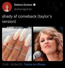 Shady Af Comeback Taylors Version GIF - Shady Af Comeback Taylors Version GIFs
