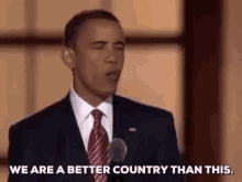 Barack Obama We Are A Better Country Than This GIF - Barack Obama We Are A Better Country Than This Better Country GIFs
