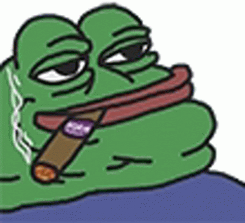 Pepe Smoke Sticker – Pepe Smoke Relax – discover and share GIFs