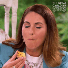 Delicious Kyla Kennaley GIF - Delicious Kyla Kennaley The Great Canadian Baking Show GIFs