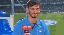 Manolo Gabbiadini Soccer GIF - Manolo Gabbiadini Soccer Hand Shake GIFs