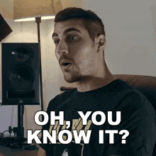 Oh You Know It Rudy Ayoub GIF - Oh You Know It Rudy Ayoub Do You Know It GIFs