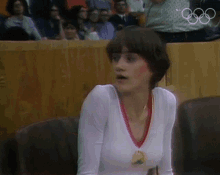 Tired Nadia Comaneci GIF - Tired Nadia Comaneci International Olympic Committee250days GIFs