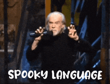 George Carlin Spooky Language GIF
