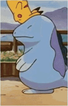 Quagsire Tired GIF - Quagsire Tired Dying GIFs