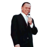 Happy Frank Sinatra Sticker - Happy Frank Sinatra Shoulder Lean Stickers