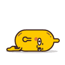 wiggle banana emoji cute animated